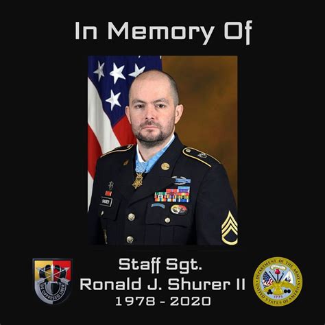 Staff Sgt Ronald J Shurer Medal Of Honor Green Beret