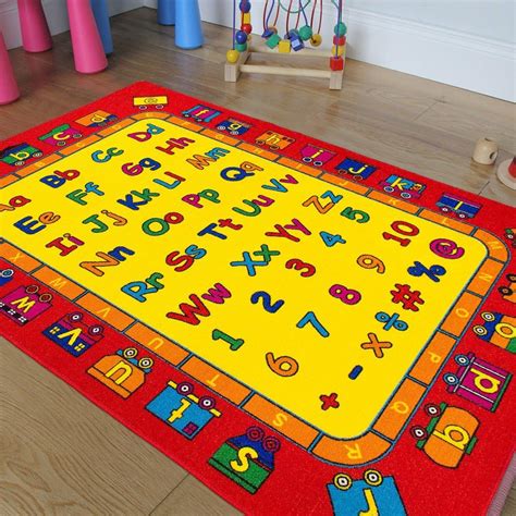 Amazon.com: iSavings Kids/Baby Room/Daycare/Classroom/Playroom Area Rug. ABC’s Alphabet. Numbers ...