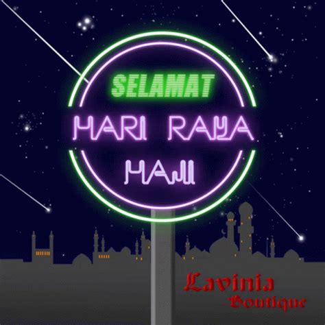 Selamat Hari Raya Haji Neon GIF - Selamat Hari Raya Haji Neon Neon ...