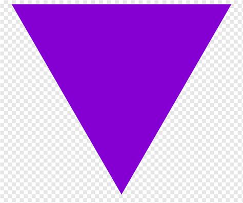 Nazi concentration camp badge Purple triangle Jehovah's Witnesses Pink triangle, TRIANGLE ...