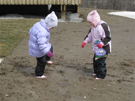 cabinfevermommy: Mud & Puddle Jumping