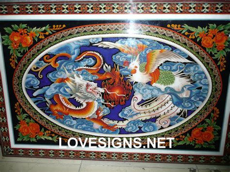 Dragon (Male) & Phoenix (Female) art - Around Singapore - FengShui ...