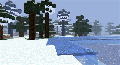 Minecraft Snowy Taiga Wallpaper