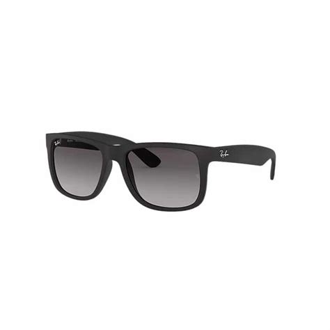 RAY BAN JUSTIN CLASSIC BLACK/GREY GRADIENT SUNGLASSES - Sunlab Malta