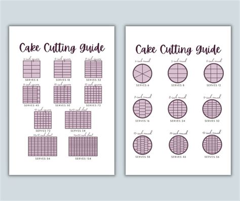 Free Printable Cake Cutting Guide - Free Family Printables