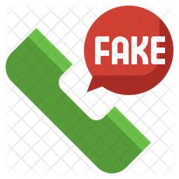 Fake Call Icon - Download in Flat Style