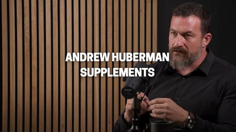 Andrew Huberman Supplements | What He Takes Exactly & Why - Great Green ...