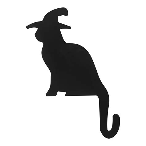 Black Cat Silhouette Decor- Wall Decor Silhouette-Halloween Black Cat ...