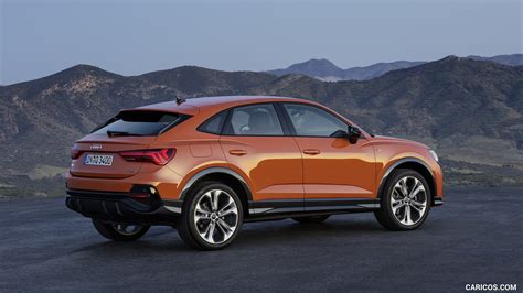 Audi Q3 Sportback | 2020MY S line (Color: Pulse Orange) | Rear Three-Quarter