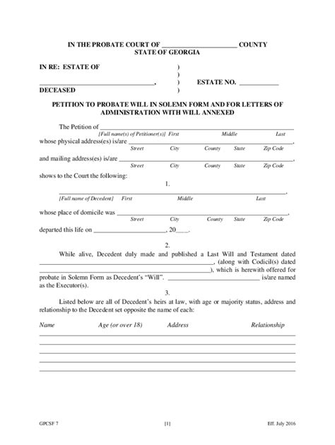 Free California Fillable Probate Forms - Printable Forms Free Online