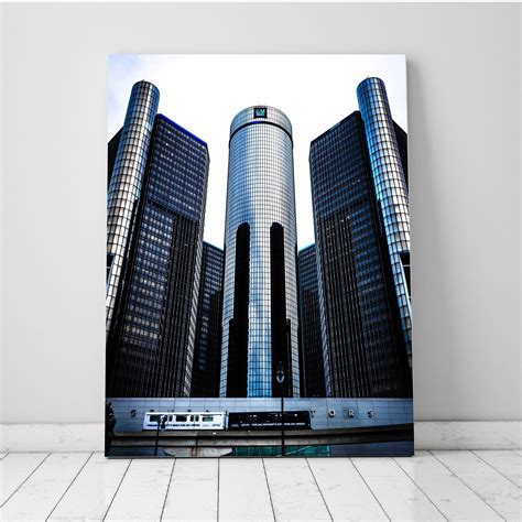 GM Building Detroit Photograph Ren Cen Building Photo | Etsy in 2022 ...