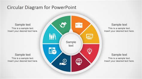 Circular diagram다이어그램 for 무료ppt템플릿