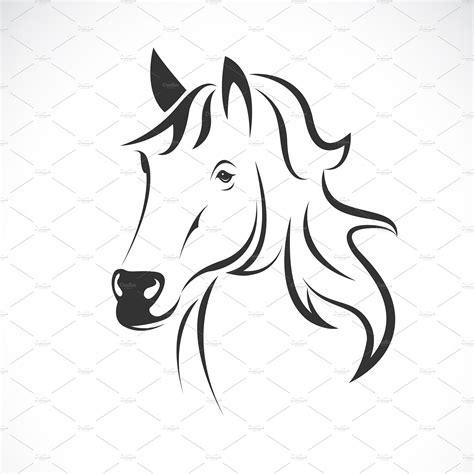 Vector of horse head design. Animal. | Outline Icons ~ Creative Market