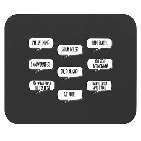 Frasier crane quotes Classic frasier crane quotes Classic Mouse Pads ...