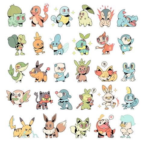 uralkodik kráter polc pokemon iniciales todas las generaciones ...