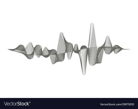 Music sound wave Royalty Free Vector Image - VectorStock