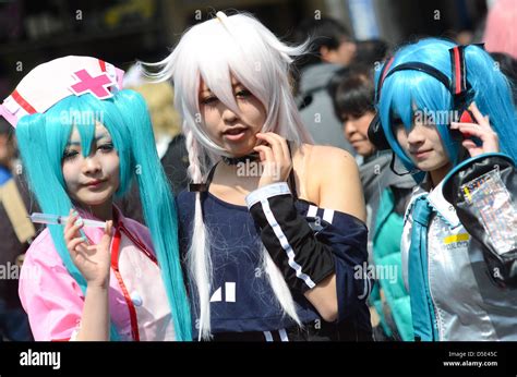 Cosplayers in Osaka, Japan Stock Photo - Alamy