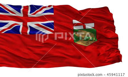 Manitoba City Flag, Canada, Isolated On White - Stock Illustration ...