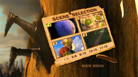 Shrek Forever After (2010) - DVD Movie Menus