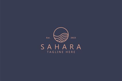 Sahara Desert Middle East Logo Graphic by captoro · Creative Fabrica