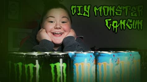 Making A Monster Can Gun - YouTube