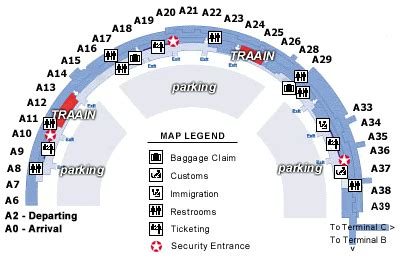 Dallas Fort Worth Airport Terminal Map - Maping Resources