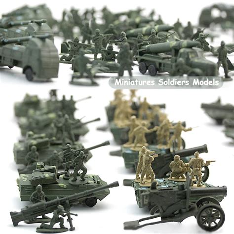 ( 96 PCS ) Nostalgic toys World War II soldier military toys kit Action Figures military Army ...