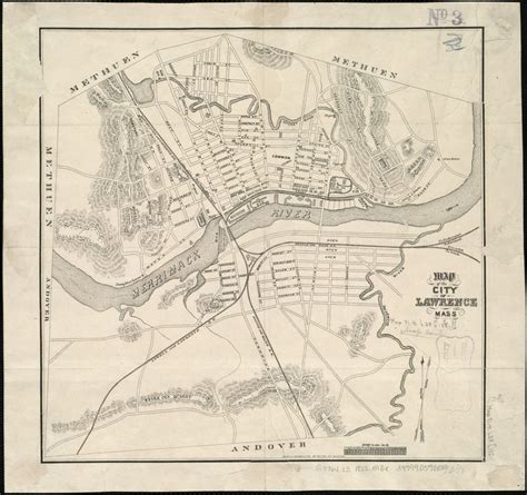 Map of the city of Lawrence Mass | Lawrence, Map, Boston public library