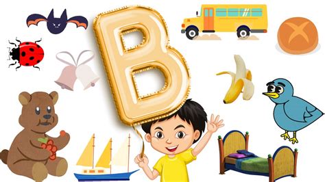 Words Start With Letter B, Letter B Words for kids, Words starting with ...