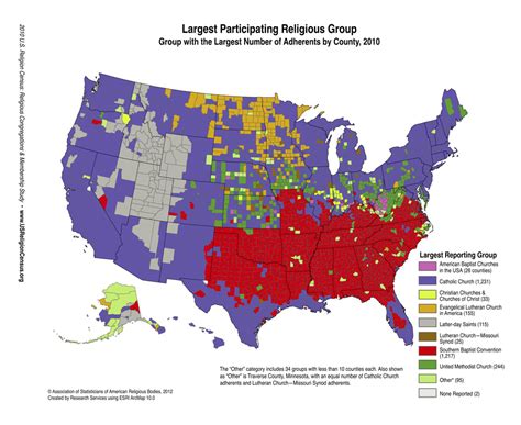 These maps show the most common religions, Christian and non-Christian, in your state | The Week