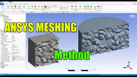 Ansys Meshing Tutorial 02 - Mesh Method - Ansys 2020 R1 - YouTube