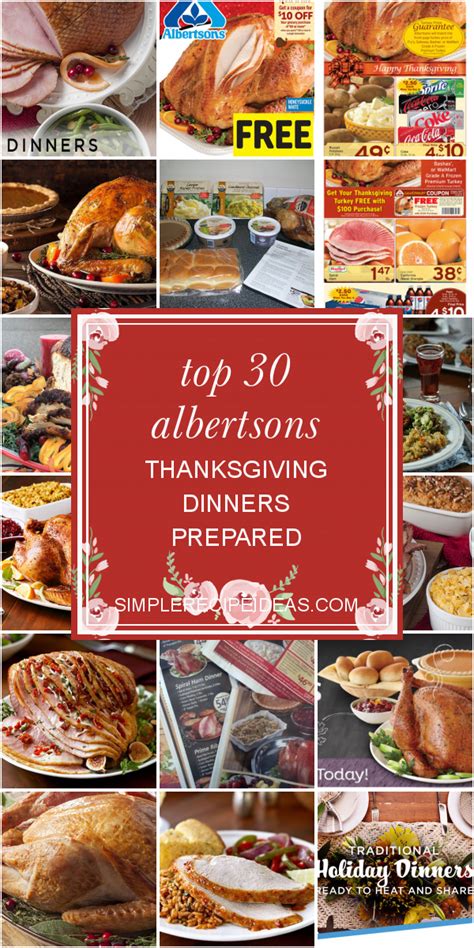 Top 30 Albertsons Thanksgiving Dinners Prepared – Best Recipes Ever