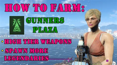 Fallout 4: How To Farm Gunners Plaza + Get More Legendary Spawns - YouTube