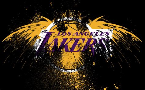 Lakers Splash | Lakers wallpaper, Lakers logo wallpapers, Los angeles lakers logo