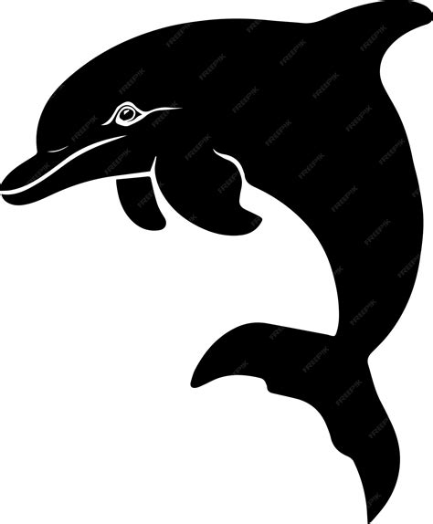 Premium Vector | A Dolphin Vector Silhouette 2