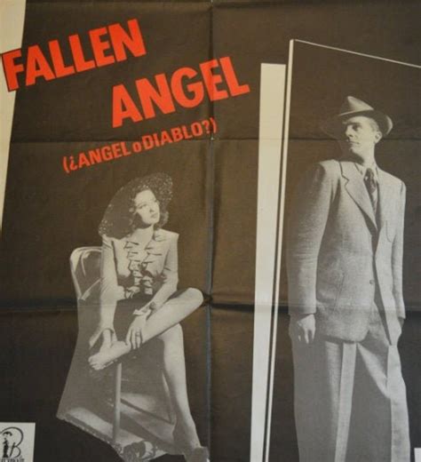 Fallen Angel 1945 . Revival film poster in 1989. | Etsy