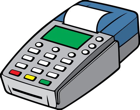 Credit card POS terminal - payment machine 8505784 PNG