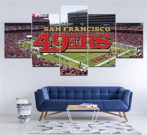 San Francisco 49ers Wall Art | Canvas Painting | Home Decor | Home decor, Wall art canvas ...