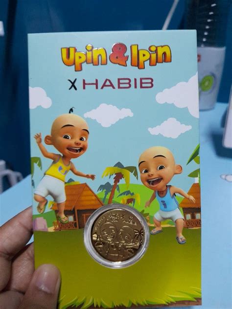 Upin Ipin x Habib Gold Wafer, Hobbies & Toys, Collectibles & Memorabilia, Fan Merchandise on ...