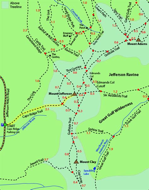 Mt Jefferson Wilderness Map - Cordey Celestyna