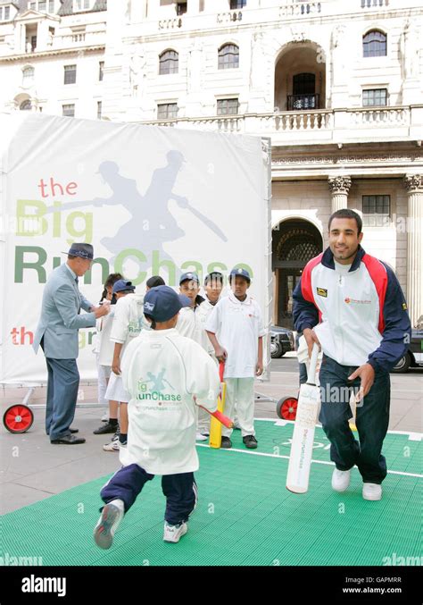 Chance to Shine on National Cricket Day Stock Photo - Alamy