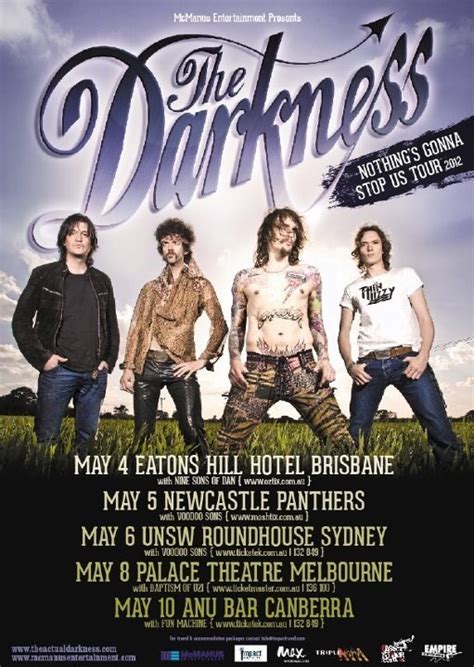 The Darkness Australian Tour - maytherockbewithyou.com