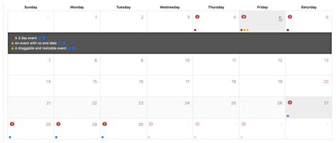 Angular Calendar by Angular Expo