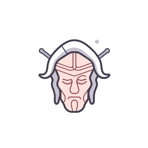 Head Shaped Icon Of A Warrior Vector, Hades, Lineal Icon, Flat Icon PNG and Vector with ...