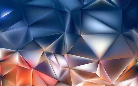 Download wallpapers triangles, polygons, 4k, geometric shapes, geometry, colorful background ...