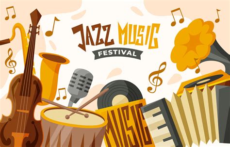 Jazz Music Festival Background 5223889 Vector Art at Vecteezy