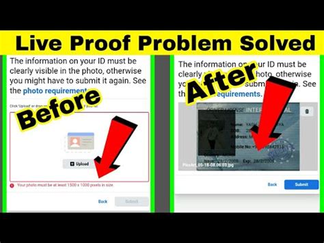 Confirm Your Identity | Your Photo Must be at Least 1500 × 1000 Pixels in Size Problem Solved ...