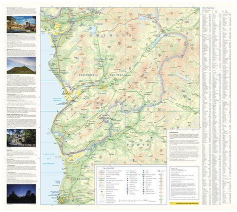 Snowdonia National Park Map - South by Collins