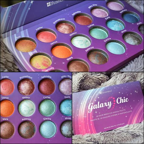 BH Galaxy Chic Palette Swatches - Beauty Conspirator