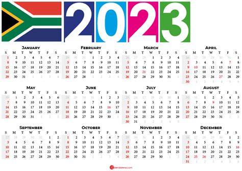 2023 calendar south africa | Africa holiday, Calendar, Calendar march